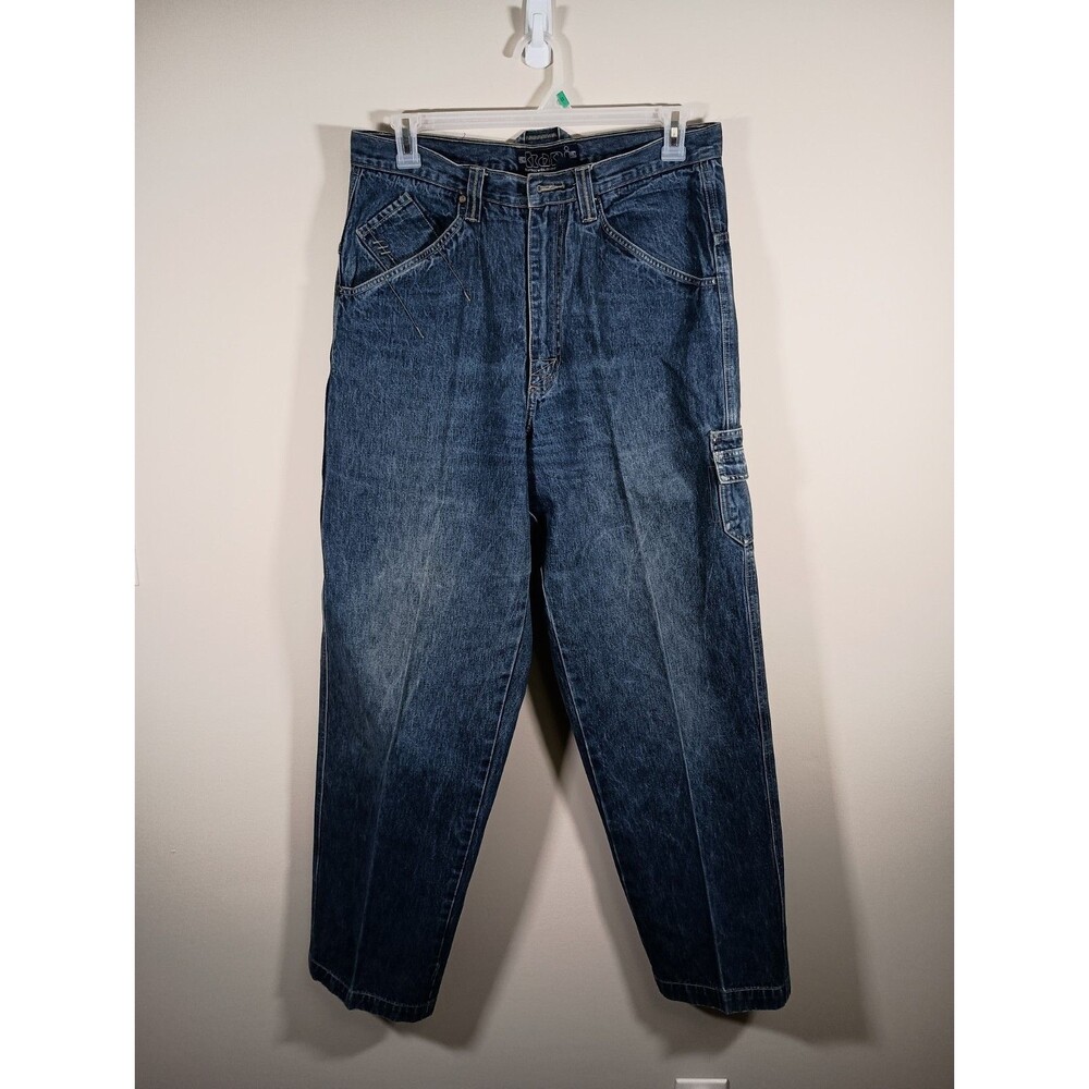 Karl Kani Vintage Rap Streetwear cargo mens Skater hip hop jeans Size 34 x 34